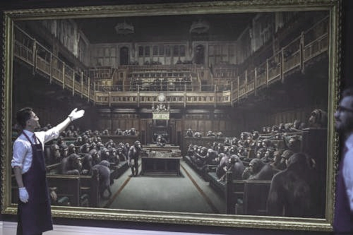 banksy devolved parliament